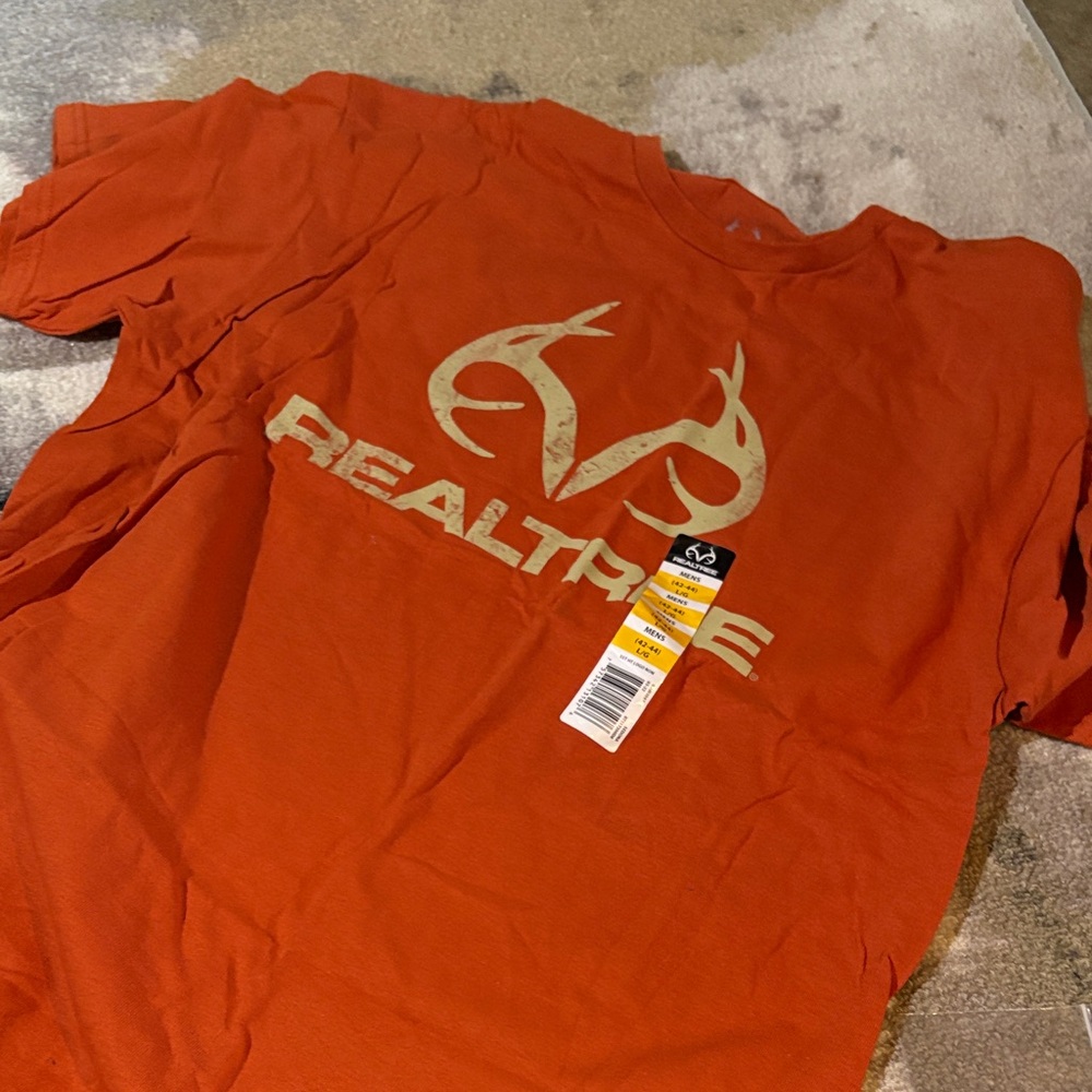 Realtree Men's Burnt Orange Tee